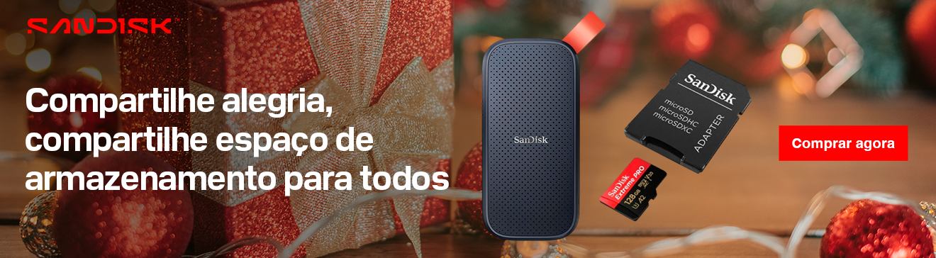 Banner Home - Sandisk - Natal 2025