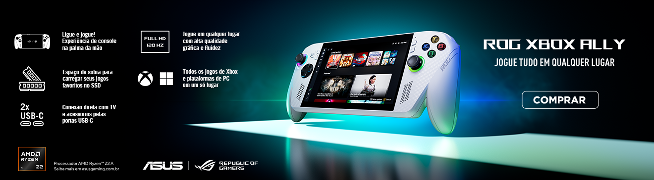 Banner Home - Asus - Console Rog Xbox Ally