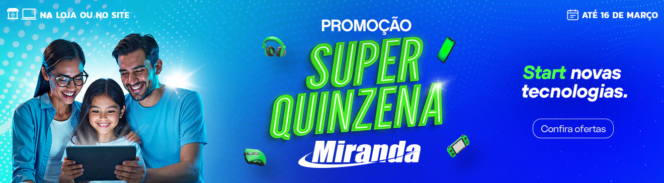 Banner Home - Super Quinzena Miranda 2026