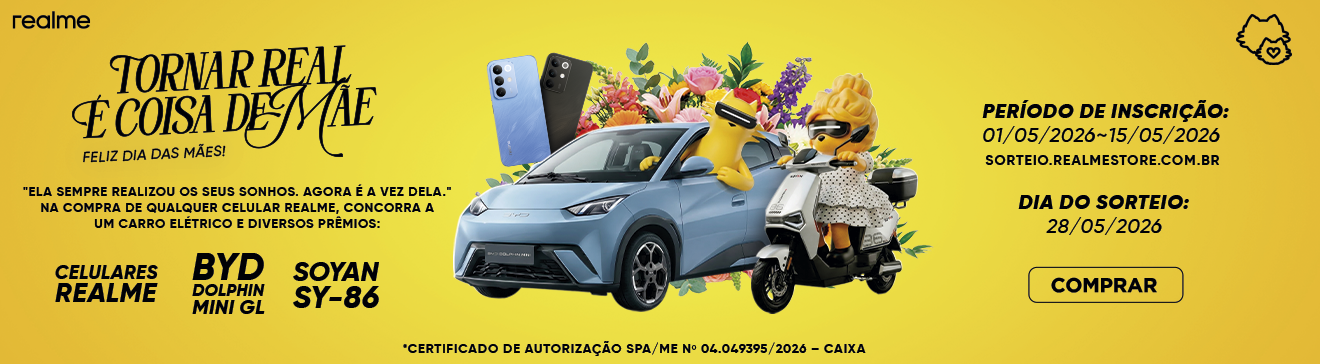 Banner Home - Realme - Dia das Mães