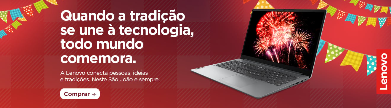 Banner Home - Lenovo - São João 2026