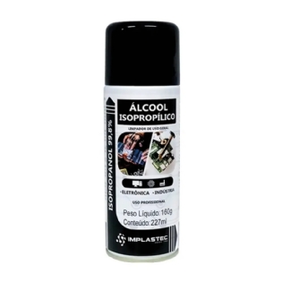 Alcool isopropilico spray aerossol 160g, IMPLASTEC