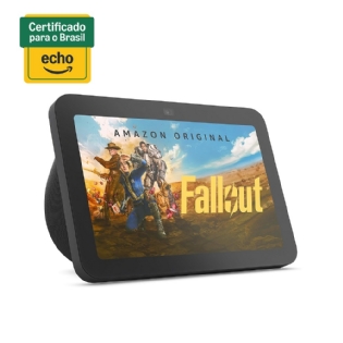 Echo Show 8 (3ª geração ) / Smart display com áudio espacial, hub de casa inteligente e Alexa /  Cor Preta, AMAZON