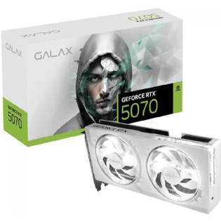 Placa de Video GeForce RTX 5070 Galax 1-Click OC White, 12GB GDDR7, 192-bit, 57NON7MDBSWH