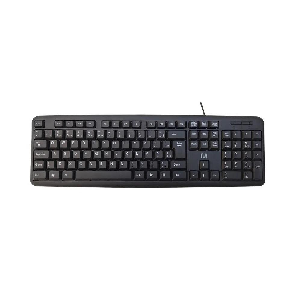 Teclado USB Padrao, Preto, ABNT, TC065, MULTI