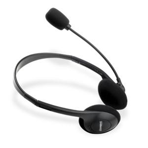 Fone Headset Básico, Preto, 602314, MAXPRINT