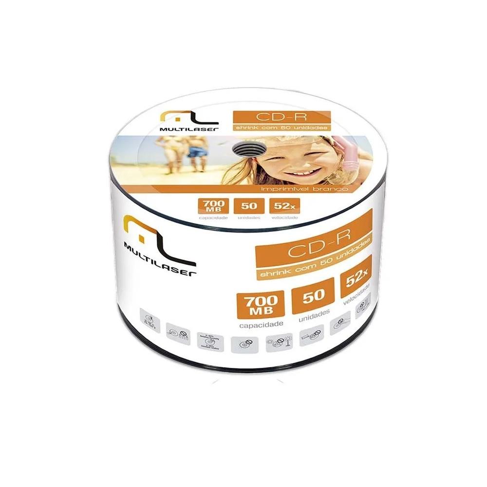CD-R 700Mb c/50 52X, CD052, MULTI