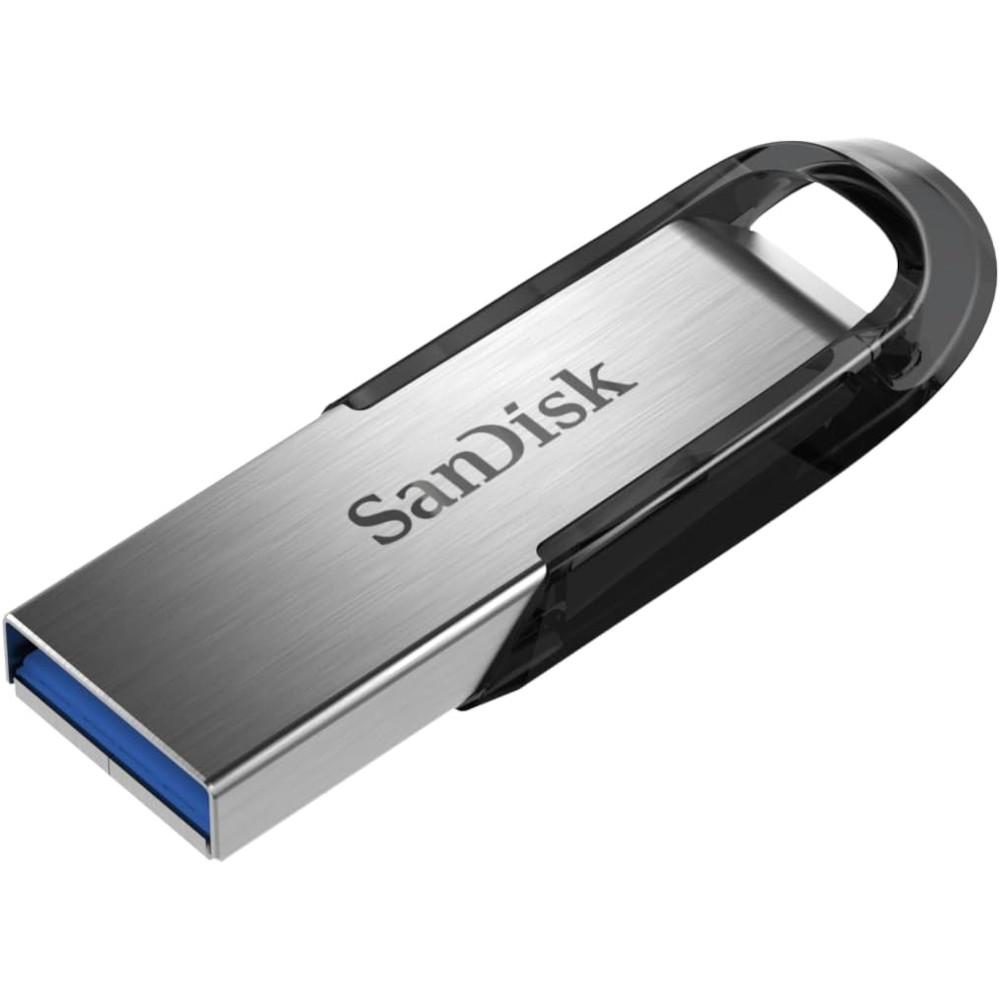 Pen Drive SanDisk Ultra Flair, 64GB USB 3.0, leitura sequencial até 150MB/s, SDCZ73-064G-G46