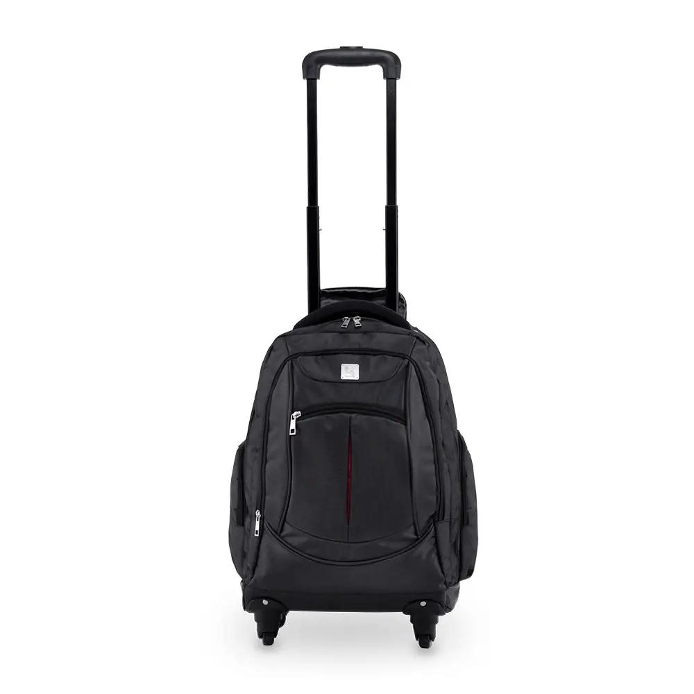 Mochila para notebook 15" Trolley, com rodas, Preta, Modelo 6012823, MAXPRINT