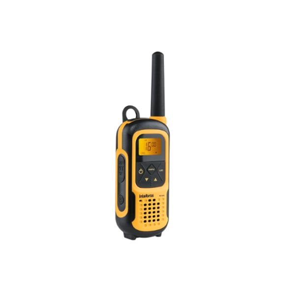 Radio comunicador Waterproof RC 4102 (Par), 26 canais, Lanterna LED, Amarelo, Modelo 4528102, INTELBRAS