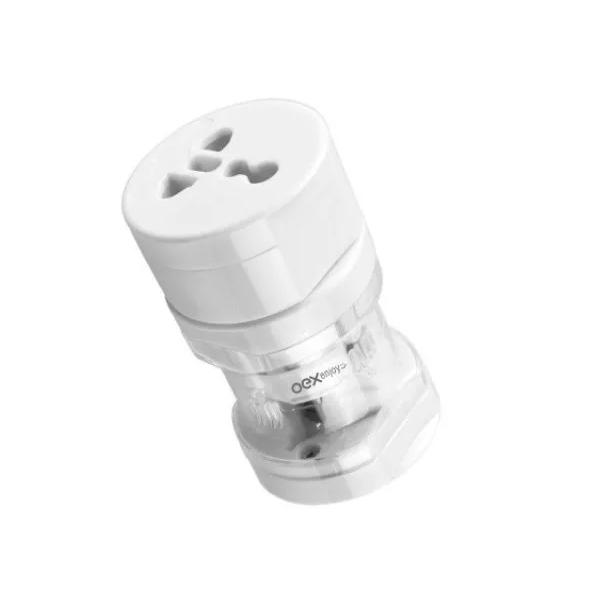 Adaptador Tomada Universal para Viagem Internacional, Modelo CP100, OEX