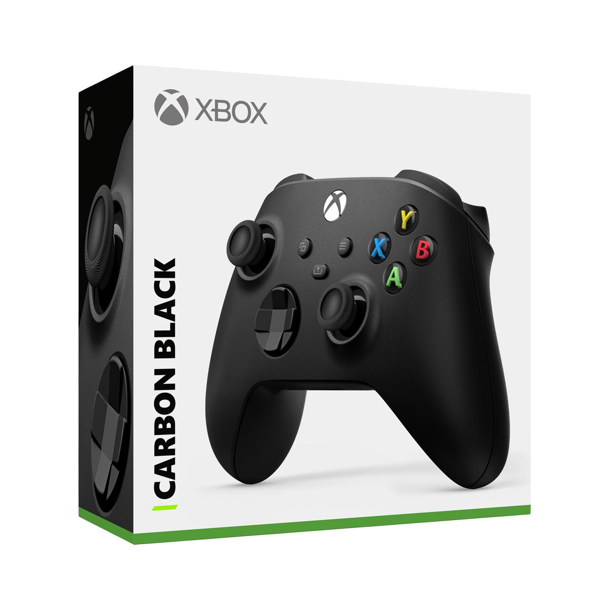 Controle sem fio Xbox Carbon Black, QAT-00007, MICROSOFT