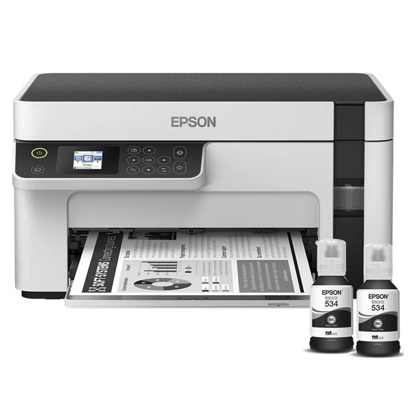 Multifuncional Ecotank M2120 Mono Tanque de Tinta Wireless, Bivolt, C11CJ18302, EPSON