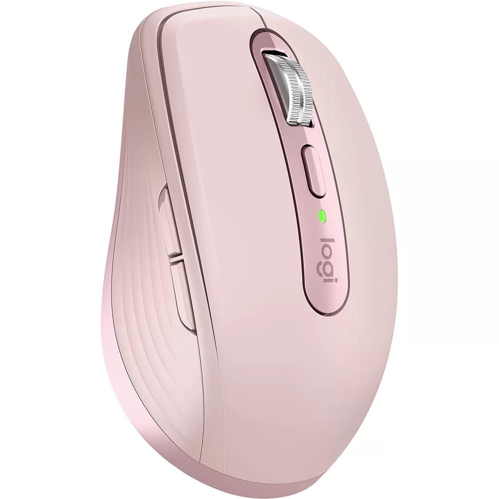 Mouse Sem Fio MX Anywhere 3, Bluetooth, Rose, Recarregavel, 910