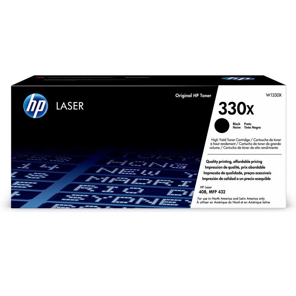 Toner HP 330X Preto para LaserJet séries (M408 e MFP M432), W1330X