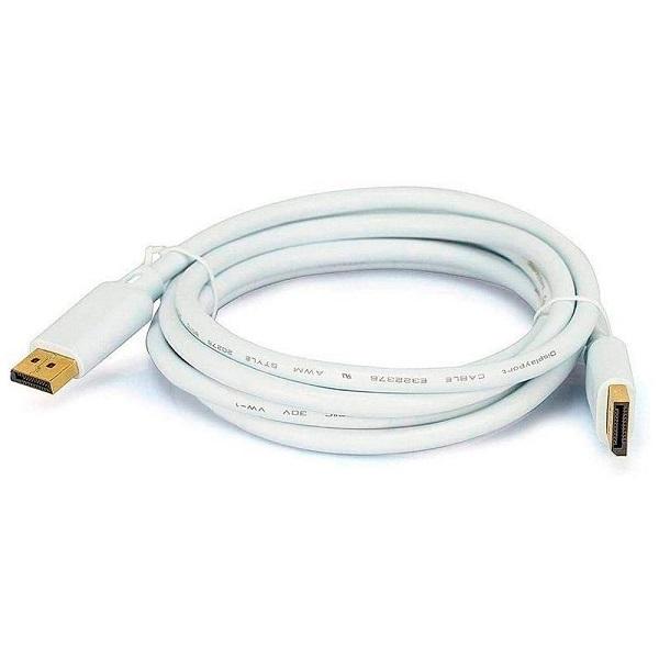 Cabo Displayport 4K, 2m, Dourado/Branco, 9170 , MD9