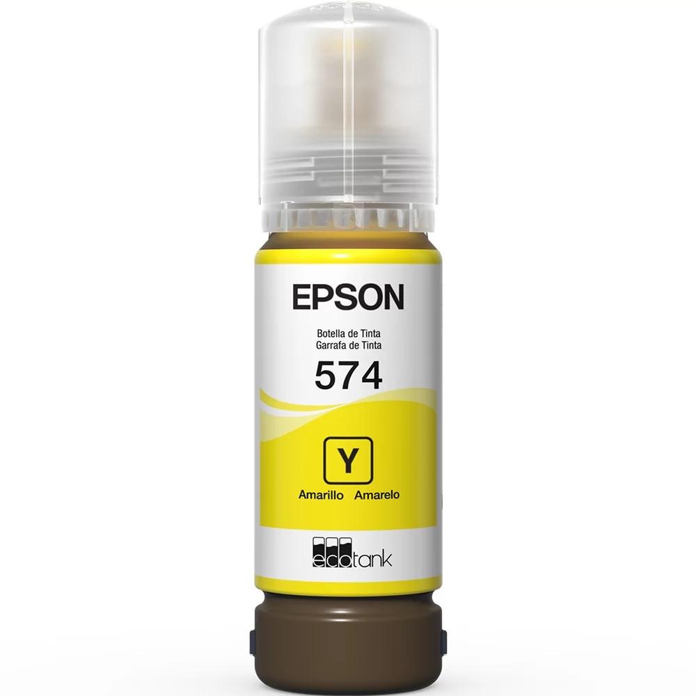 Refil de tinta EPSON T574420 Amarelo 70ml L8050