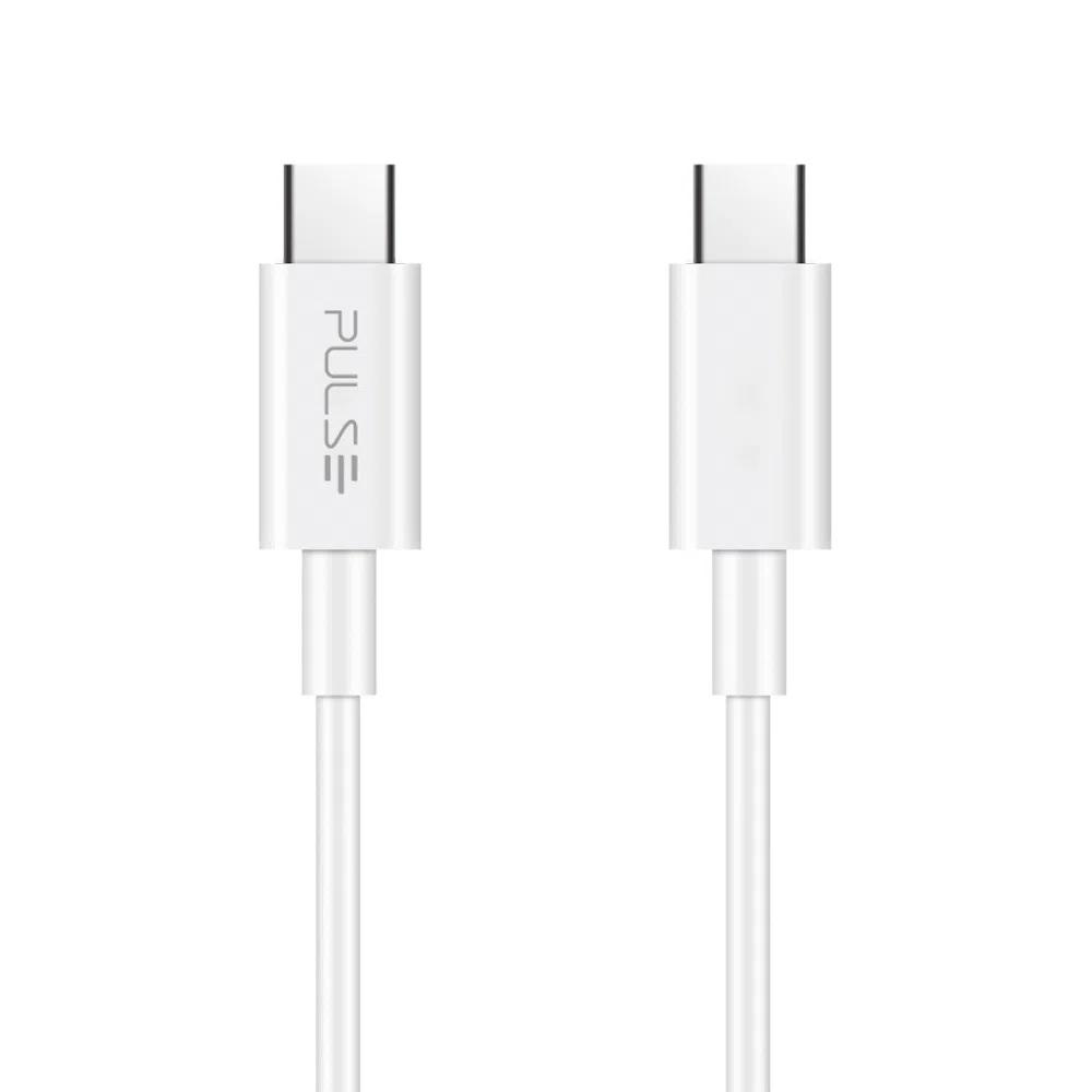 Cabo USB-C / USB-C, Branco, 1.2 metro, WI426, PULSE