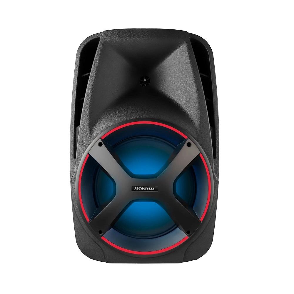 Caixa de Som Amplificada Connect Power Plus CM-550, 550W, Bluetooth, USB, Aux, TWS, FM, Bivolt, MONDIAL