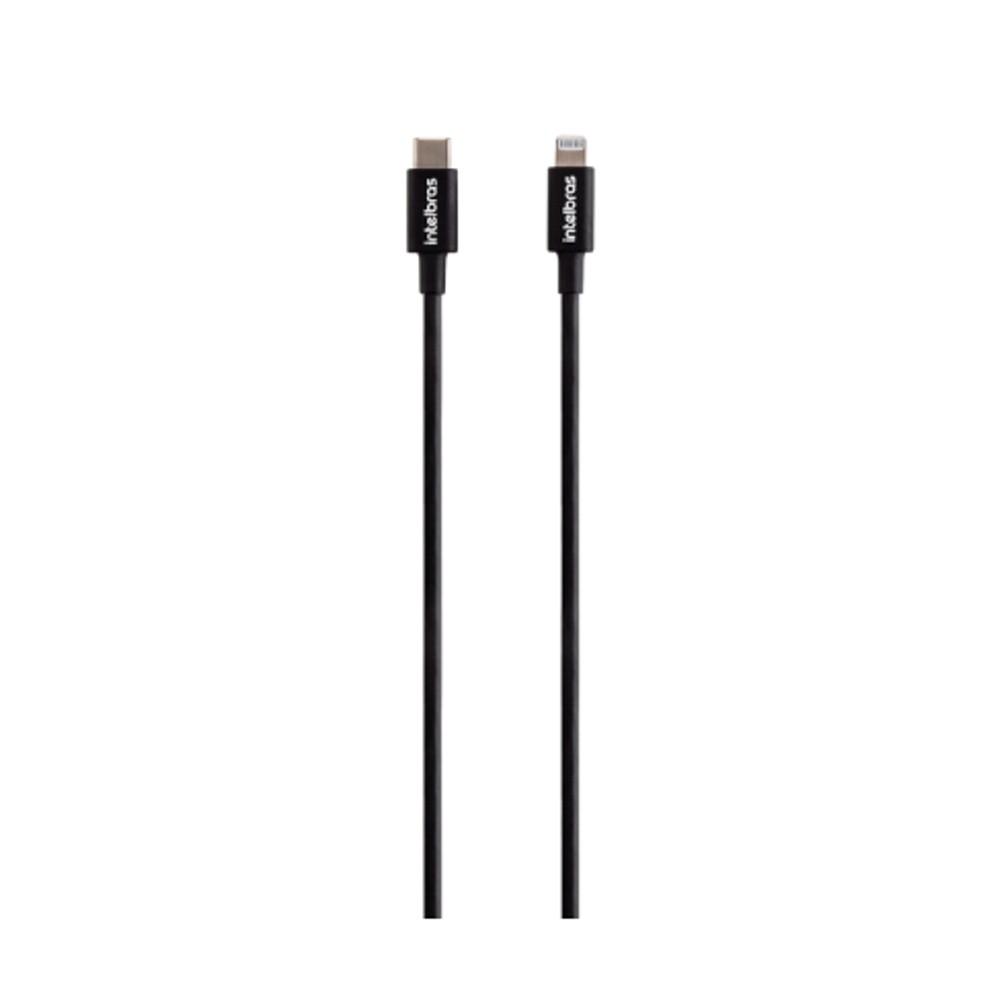 Cabo USB-C Lightning EUCL12PP Preto, INTELBRAS