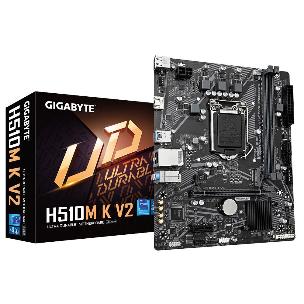 Placa Mãe Gigabyte H510M K V2, Intel LGA1200, DDR4