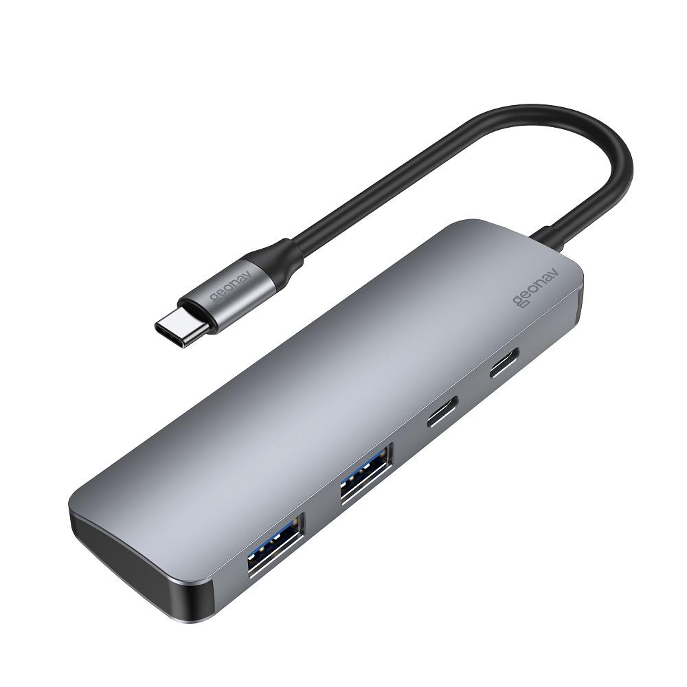 Hub 4pt USB-C/USB-A UCA12 , GEONAV