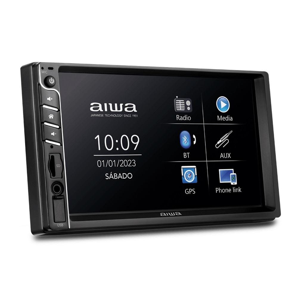 Som automotivo Central Multimídia 7" 2Din AWS-CA-DD-01, 4x25W, Bluetooth, AIWA