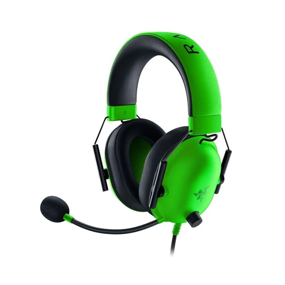 Fone Headset Gamer Blackshark V2 X, Verde, P2, 7.1 , RAZER