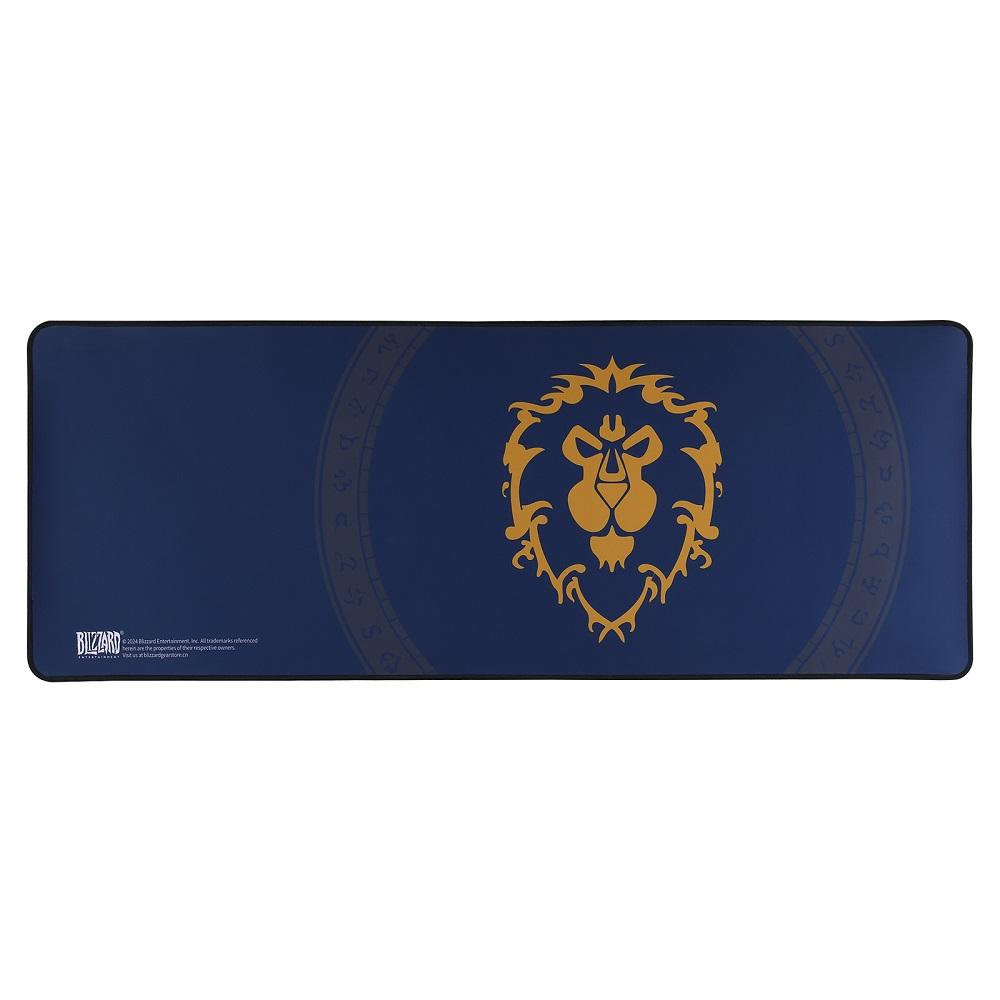 Mouse Pad Gamer World of Warcraft Aliança, Azul, 300x800mm, REDRAGON