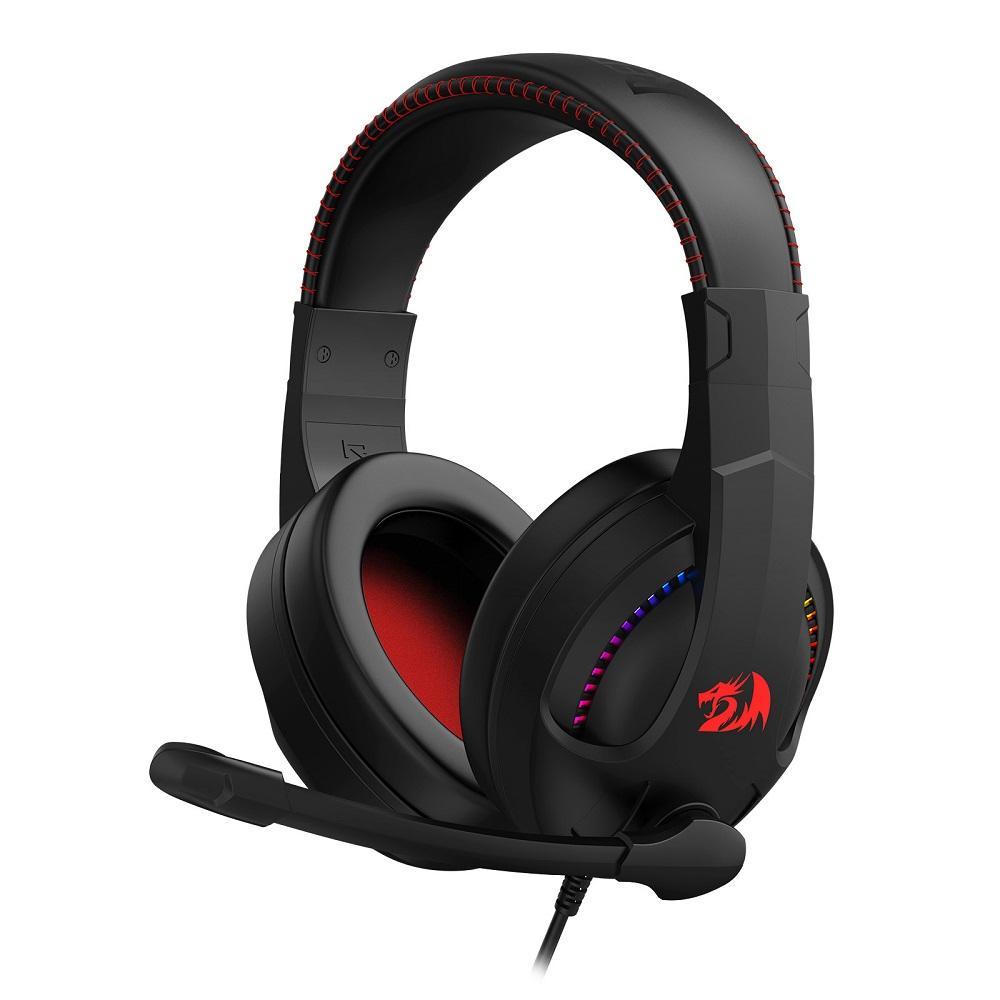 Fone Headset Gamer Cronus RGB, Preto, P3, H211-RGB, REDRAGON