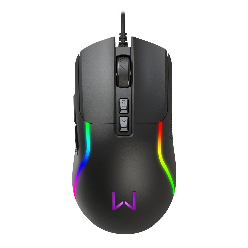 Mouse Gamer USB Warrior Legacy, 3600dpi, MO399, Preto, WARRIOR