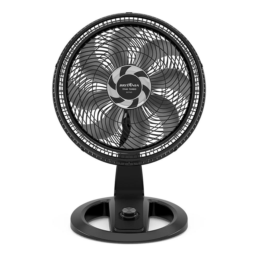 Ventilador de Mesa e Parede BVT481, 220V, 2 em 1, 47cm, Maxx Force 174W Silencioso, BRITANIA