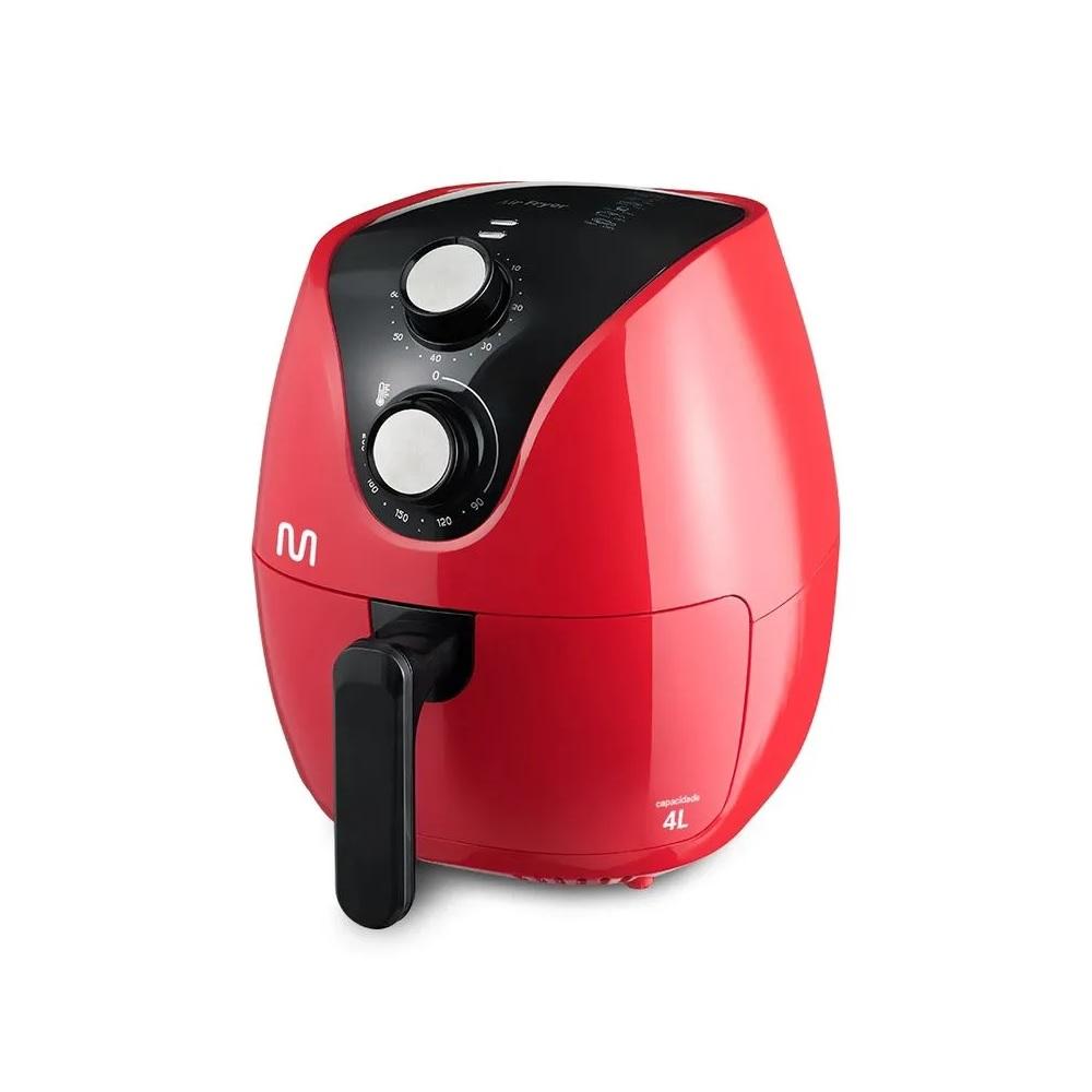 Fritadeira Elétrica Air Fryer 4 litros GO204, 220V, 1500W, Vermelho, MULTI