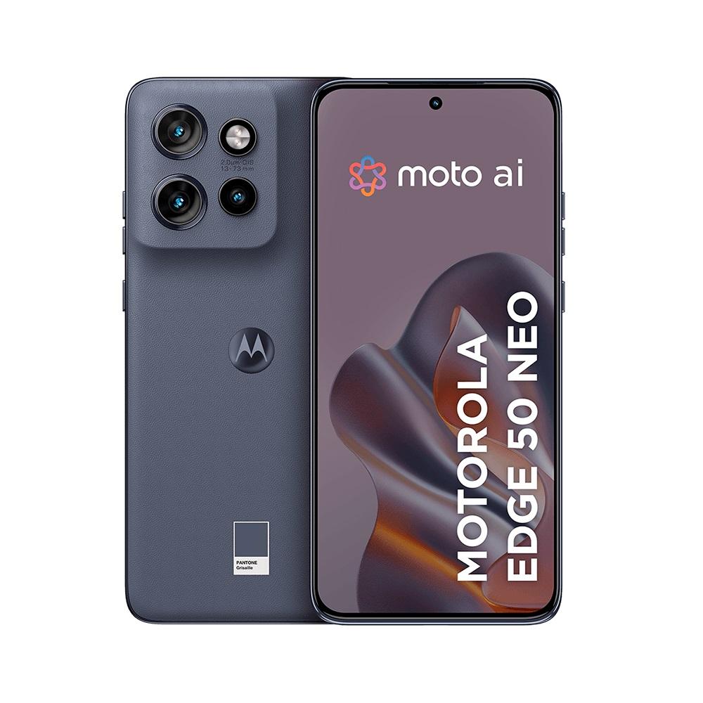 Smartphone Edge 50 Neo 5G, 256GB, Tela 6.4", Câmera Traseira 50MP+13MP+10MP, Grisaille, MOTOROLA