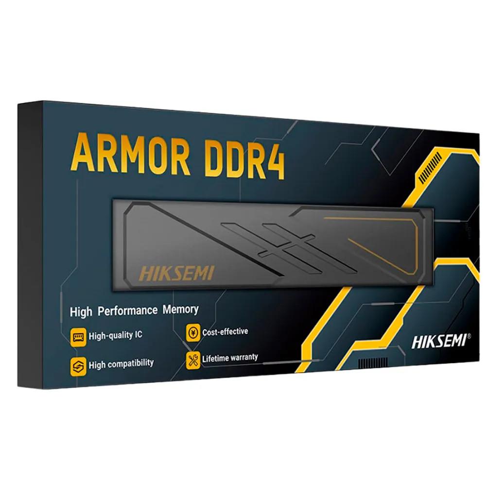 Memória DDR4 8GB 3200MHz Hiksemi Armor, HSC408U32D2