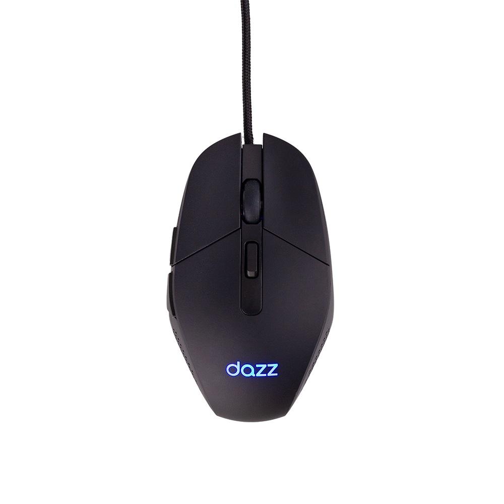 Mouse Gamer GMO1001 Led, 3600DPI, Preto, 62000179, MAXPRINT/DAZZ