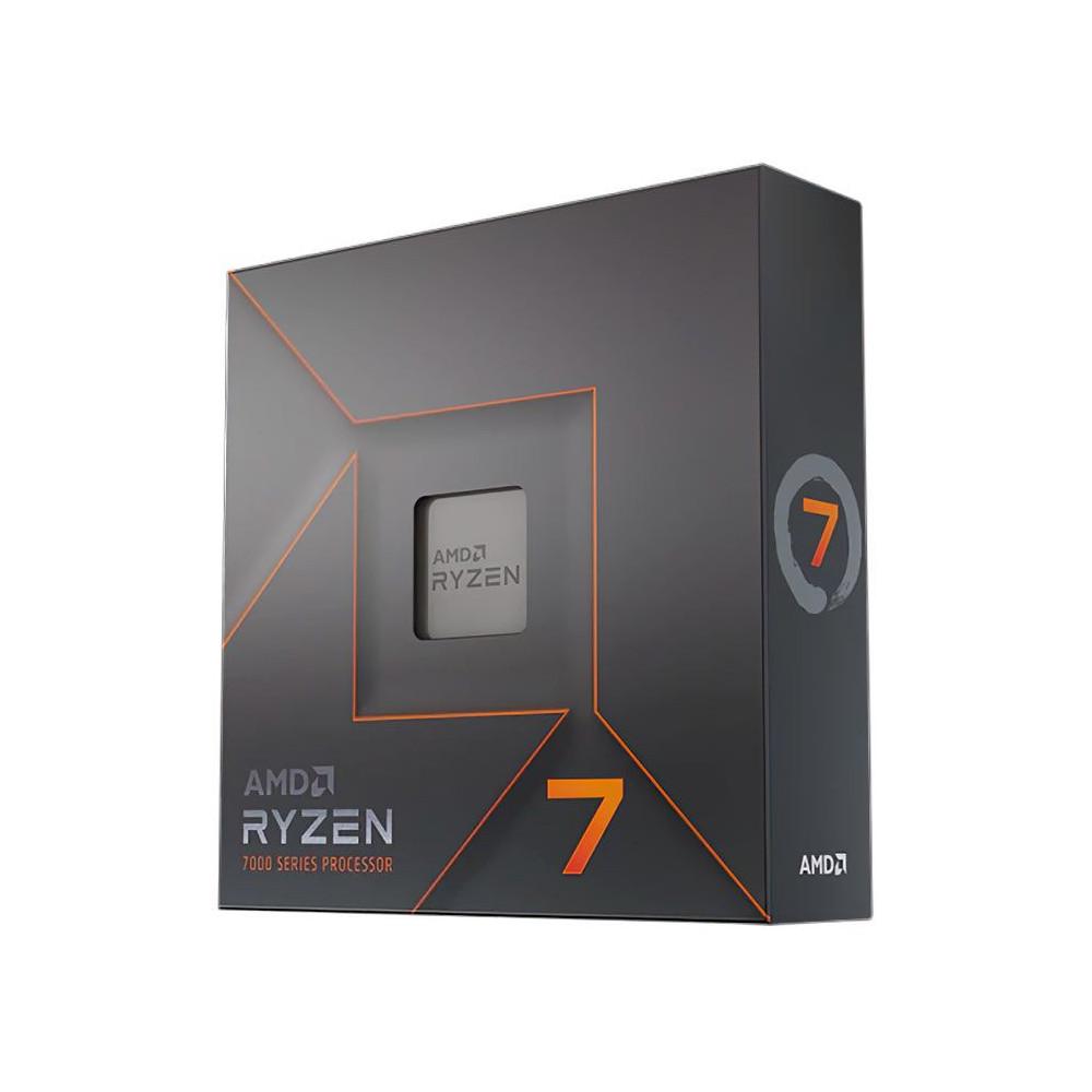 Processador AMD Ryzen 7 7700X AM5, 4.5 GHz, 8 Cores - 16 Threads, 32MB Cache, 100-100000591WOF