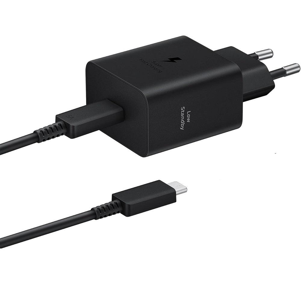 Carregador Samsung Super Rápido 45W T4511X Com Cabo Tipo C 
