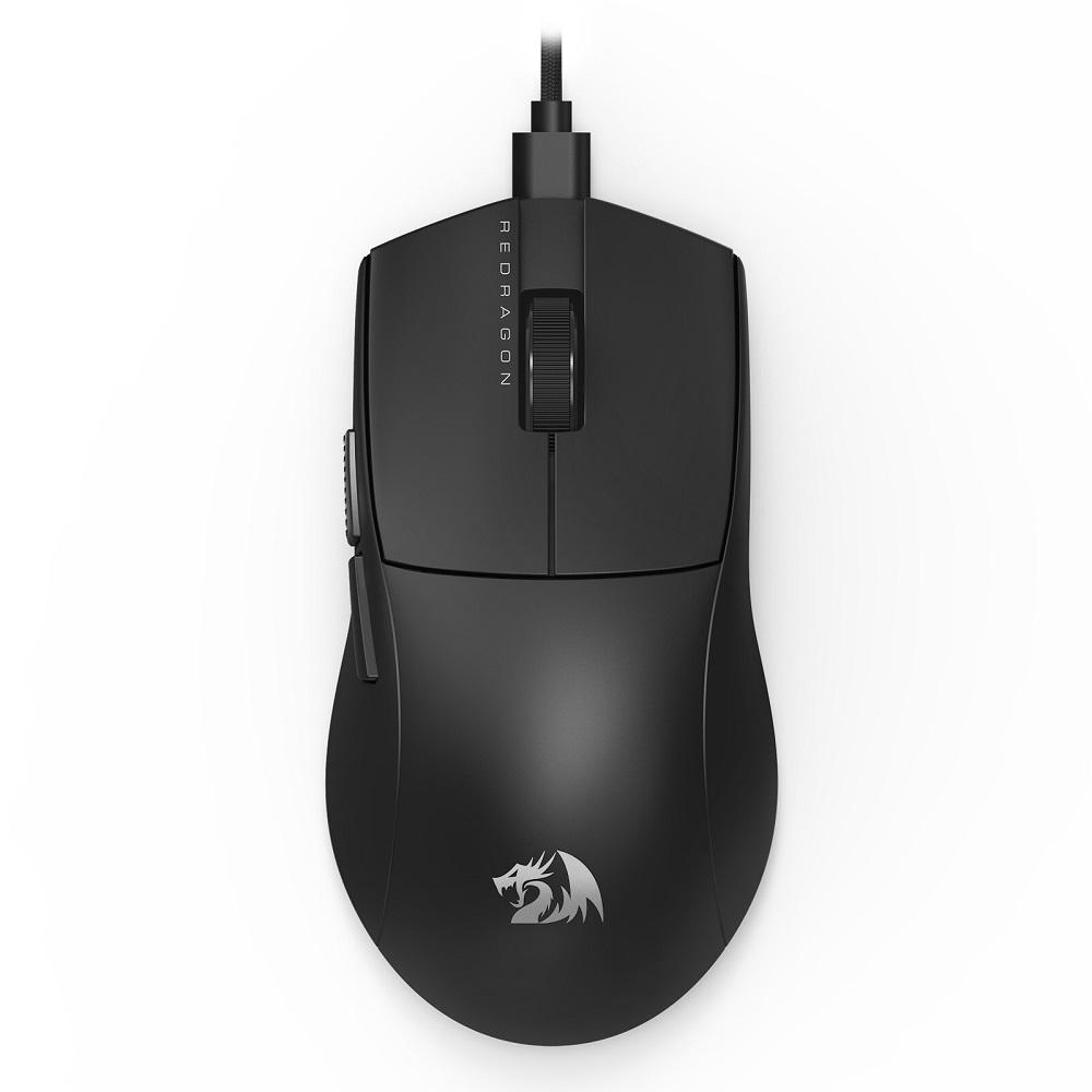 Mouse Gamer K1ng 1K M724 Preto, 12400 dpi, REDRAGON