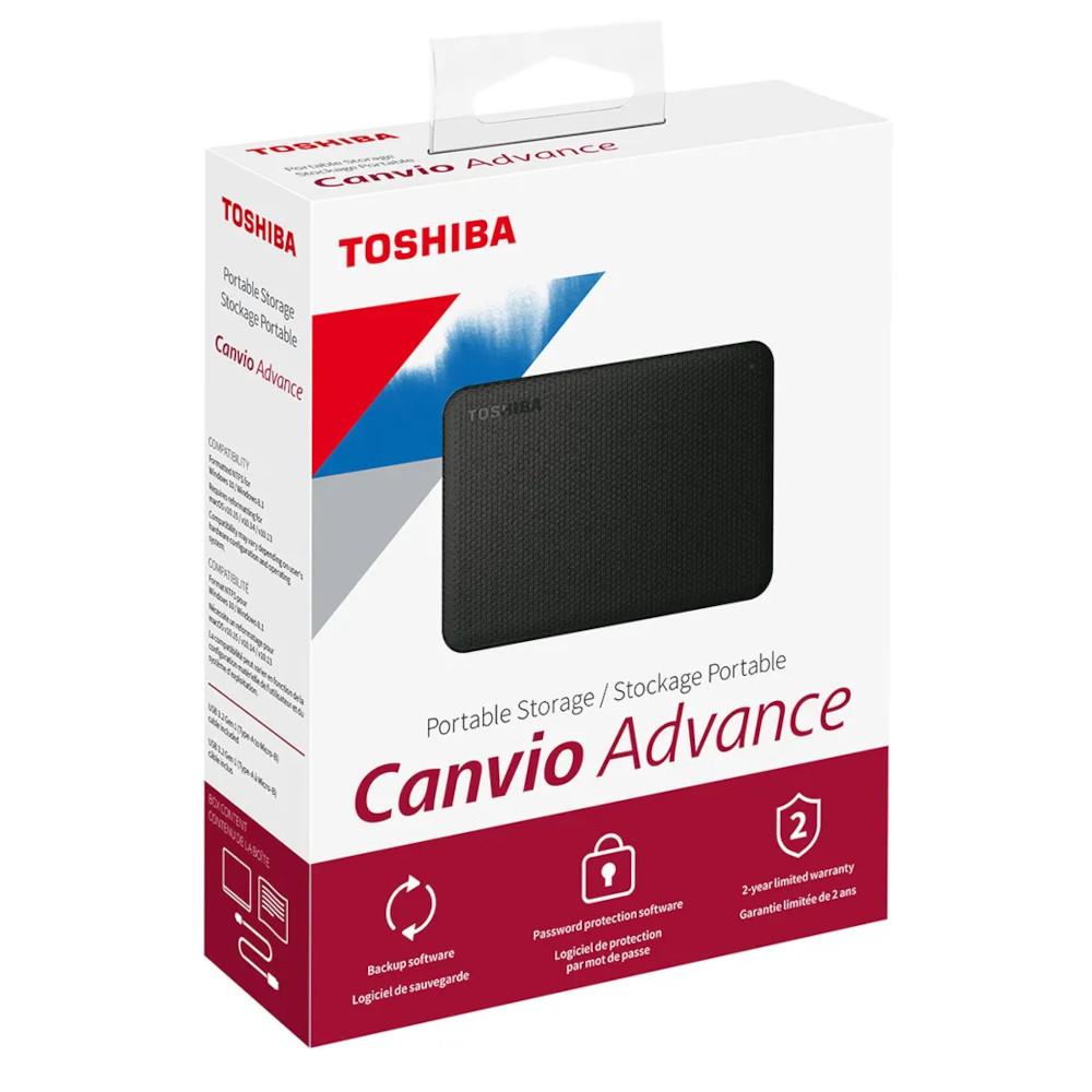 HD 2TB Externo USB 3.0 Toshiba Canvio Advanced, HDTCA20XK3AA