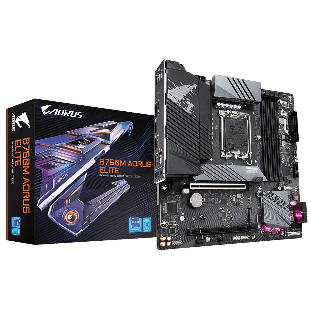 Placa Mãe LGA1700 Gigabyte B760M Aorus Elite DDR5