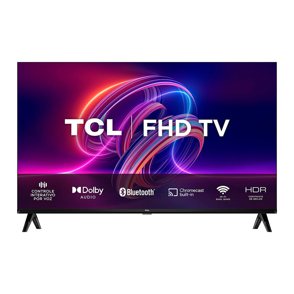 Smart TV 32" TCL 32S5400AF Full HD Android TV com Wi-Fi e Bluetooth integrados, controle remoto com comando por controle de voz, Google Assistente, HDMI, HDR10, DOLBY AUDIO, Chromecast Integrado