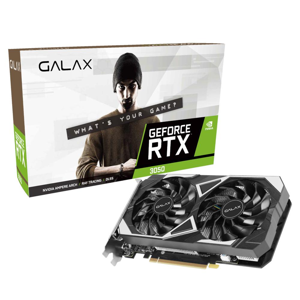 Placa de vídeo Galax GeForce RTX 3050 EX 2X, 6GB GDDR6, 35NRLDHP9OID