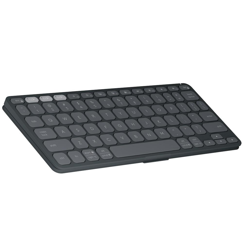 Teclado Bluetooth Portátil Keys To Go 2, Multi-dispositivo, Layout US, Grafite, 920-012867, LOGITECH