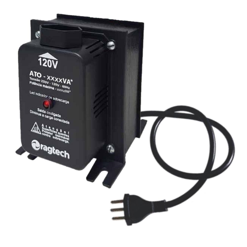 Transformador ATO 2000 entrada 220v, saida 120v, RAGTECH