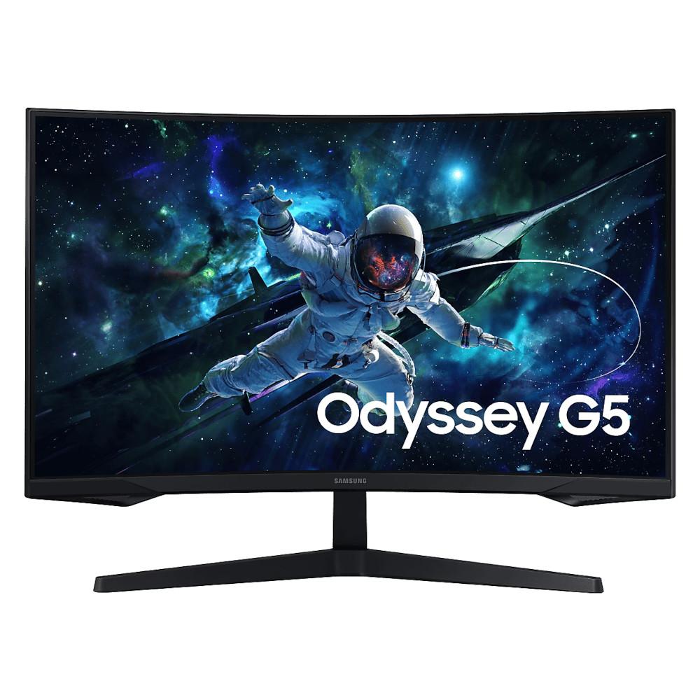 Monitor 27" Gamer Samsung Odyssey G5, Tela curva VA, 165Hz, QHD (2.560 x 1.440), 1ms, HDR10, Freesync, LS27CG552ELMZD