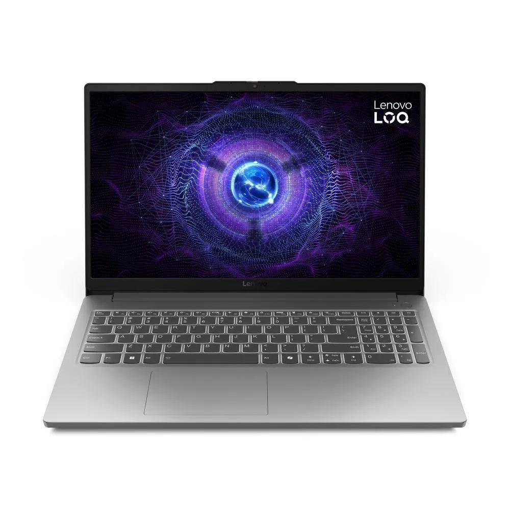 Notebook 15.6" Gamer Lenovo LOQ-e Intel Core i5-12450HX, NVIDIA GeForce RTX 3050 6GB GDDR6, Memória 16GB, SSD 512GB NVMe, Tela Full HD, Windows 11 PRO, 83ME000CBR