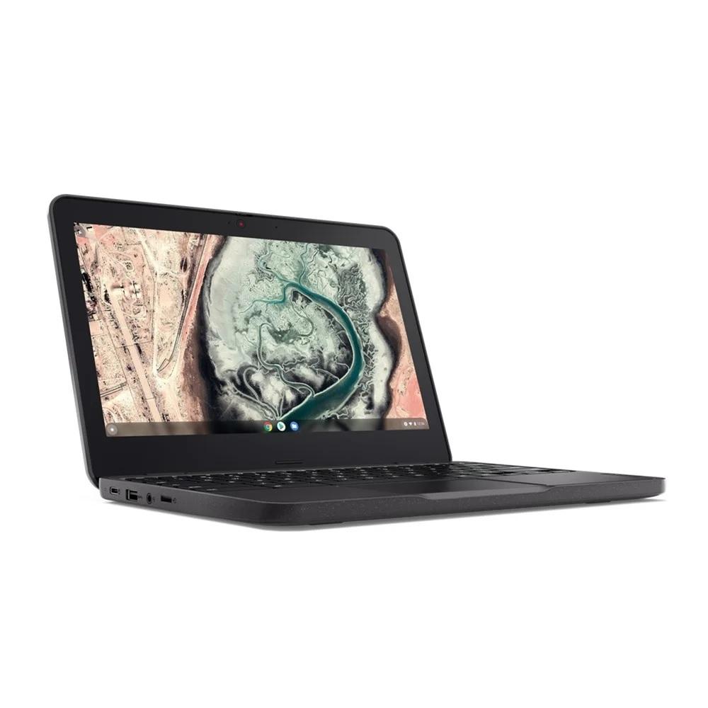 Chromebook 11.6" Lenovo 100e, Intel Celeron N4500, Memória 4GB, Armazenamento de 32GB eMMC, Tela HD 60Hz, Sistema Chrome OS