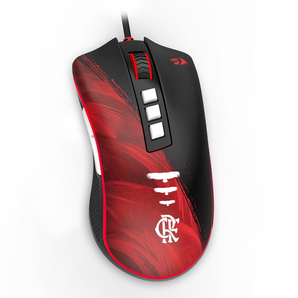 Mouse Gamer Flamengo Attack FL711, 12.400 dpi, REDRAGON