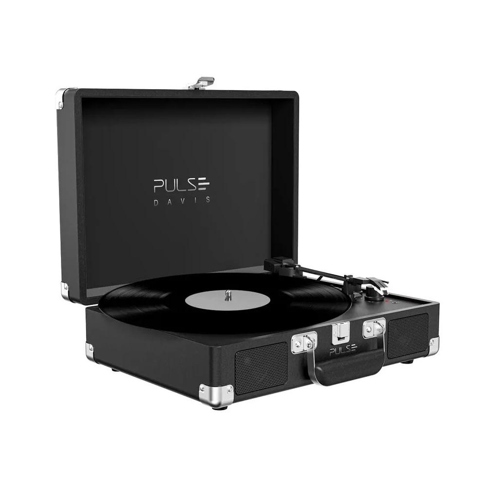Vitrola Retrô Pulse Davis, Bluetooth, Aux, USB, RCA, PULSE